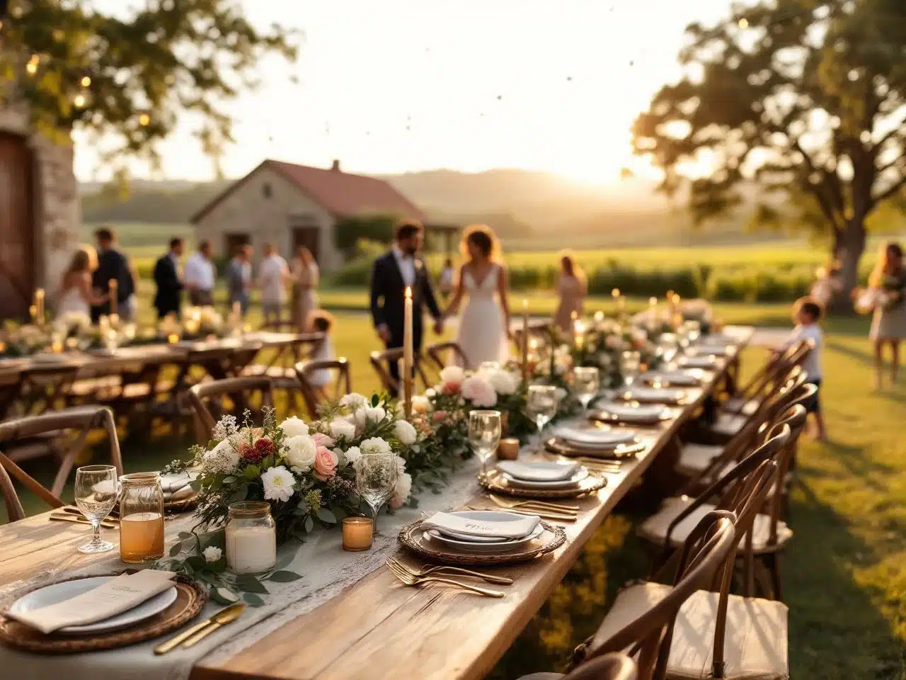 Photo mariage-champetre-chic-deco-reception