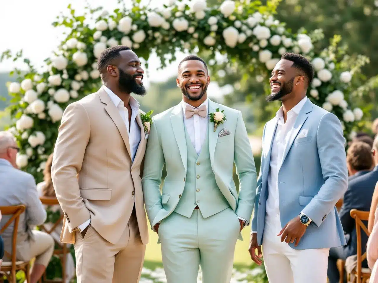 Photo tenue-mariage-homme-ete