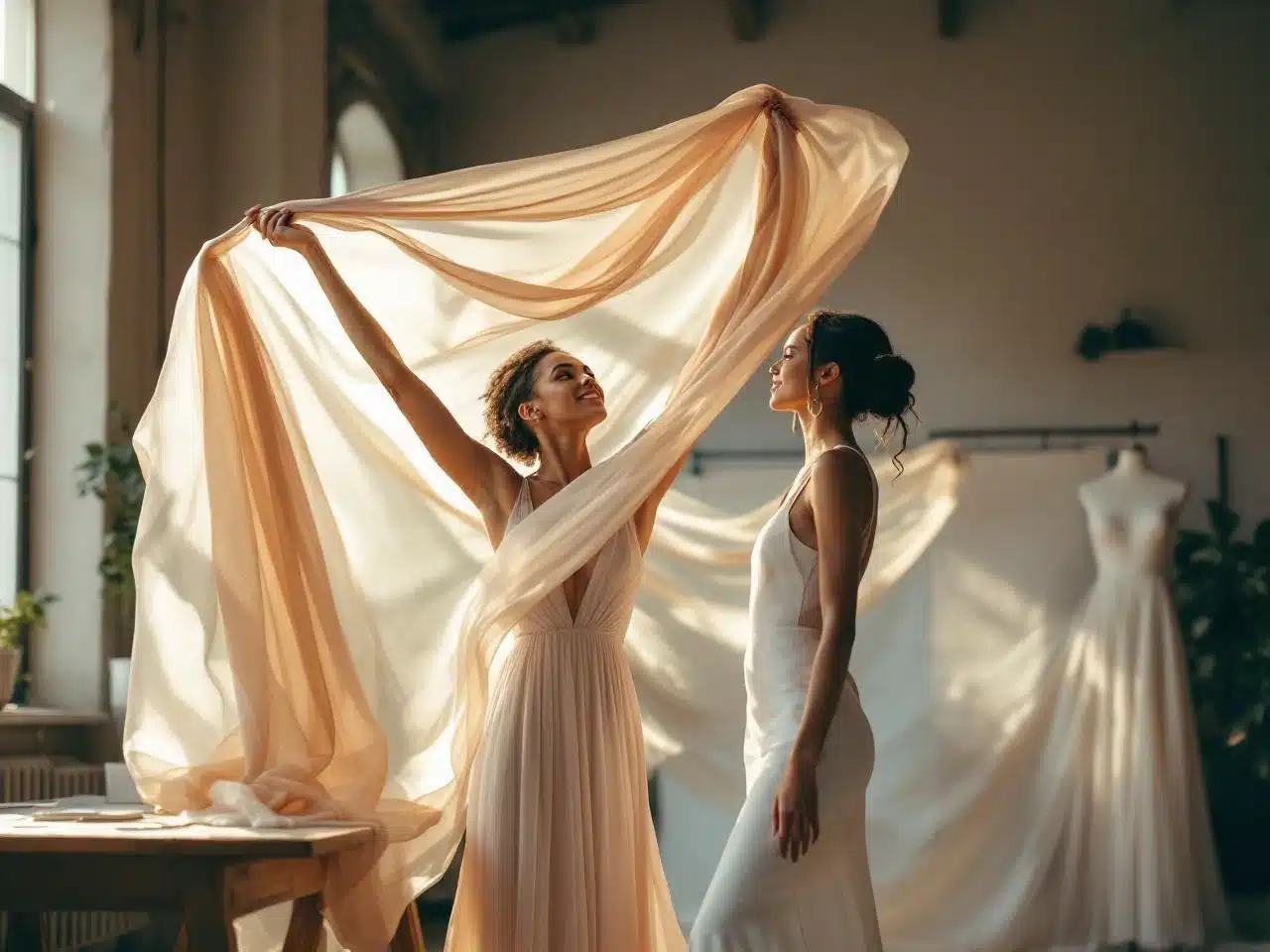 Photo tissu-robe-fluide-leger