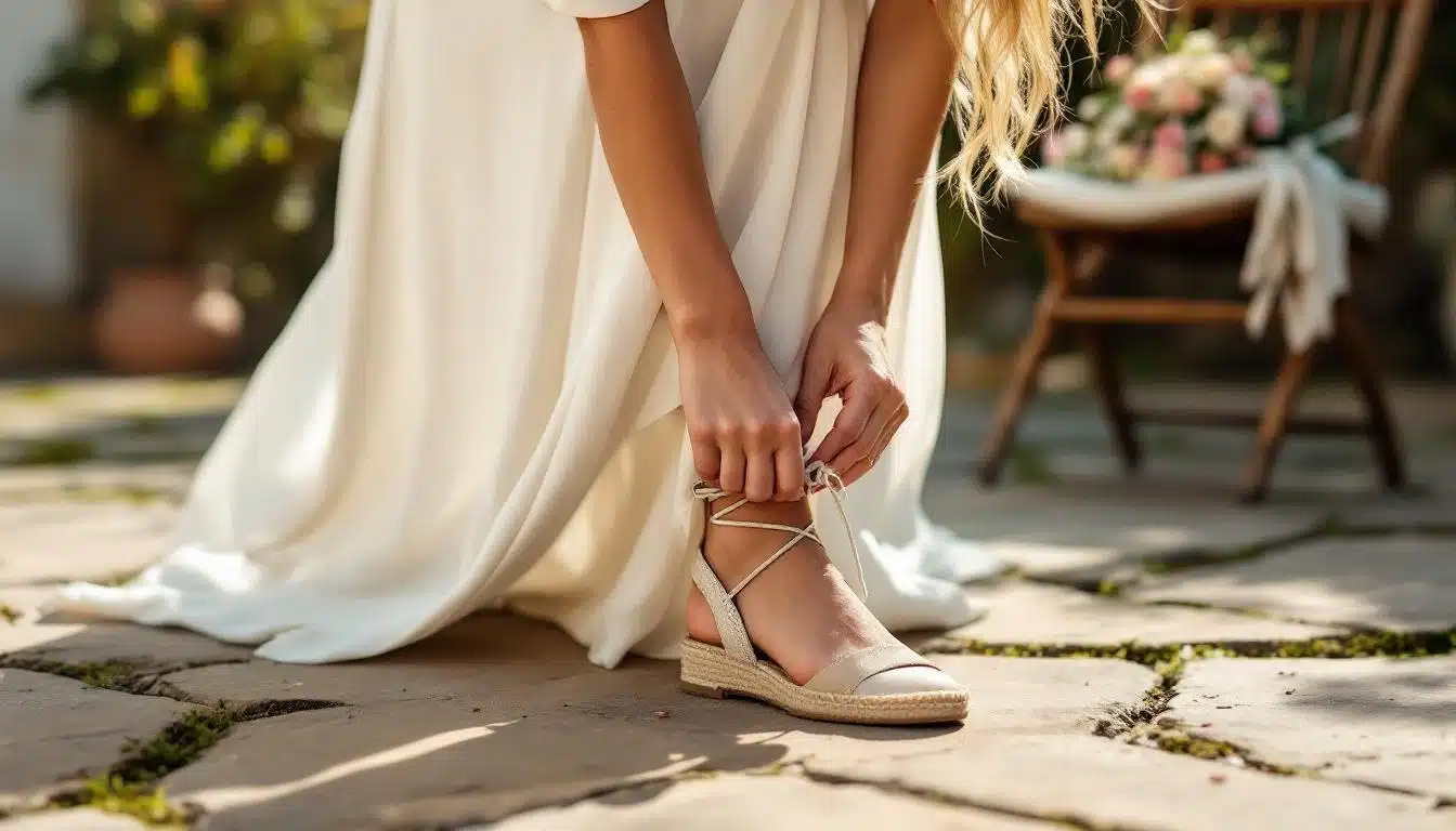Photo chaussure-boheme-chic-mariage