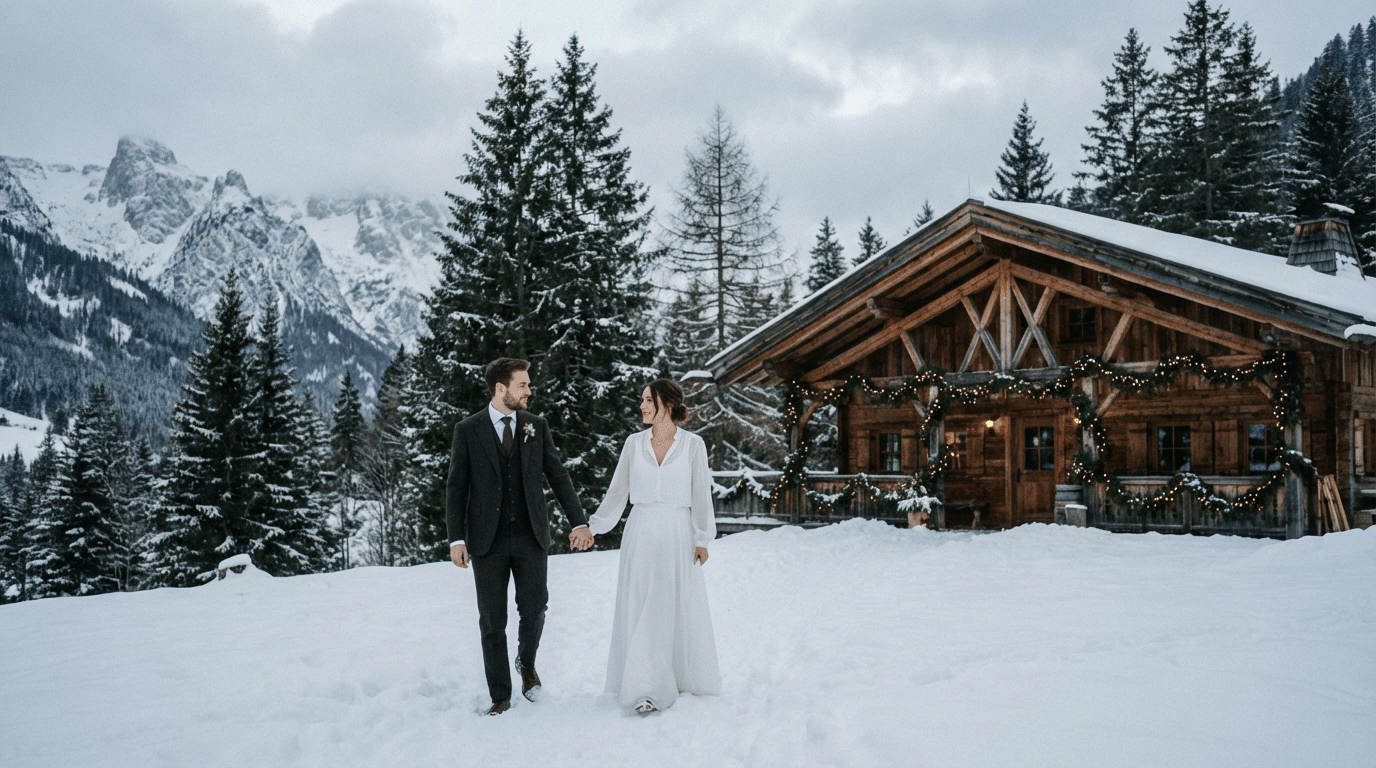 Photo mariage-hivernal-neige-bonnes-raisons