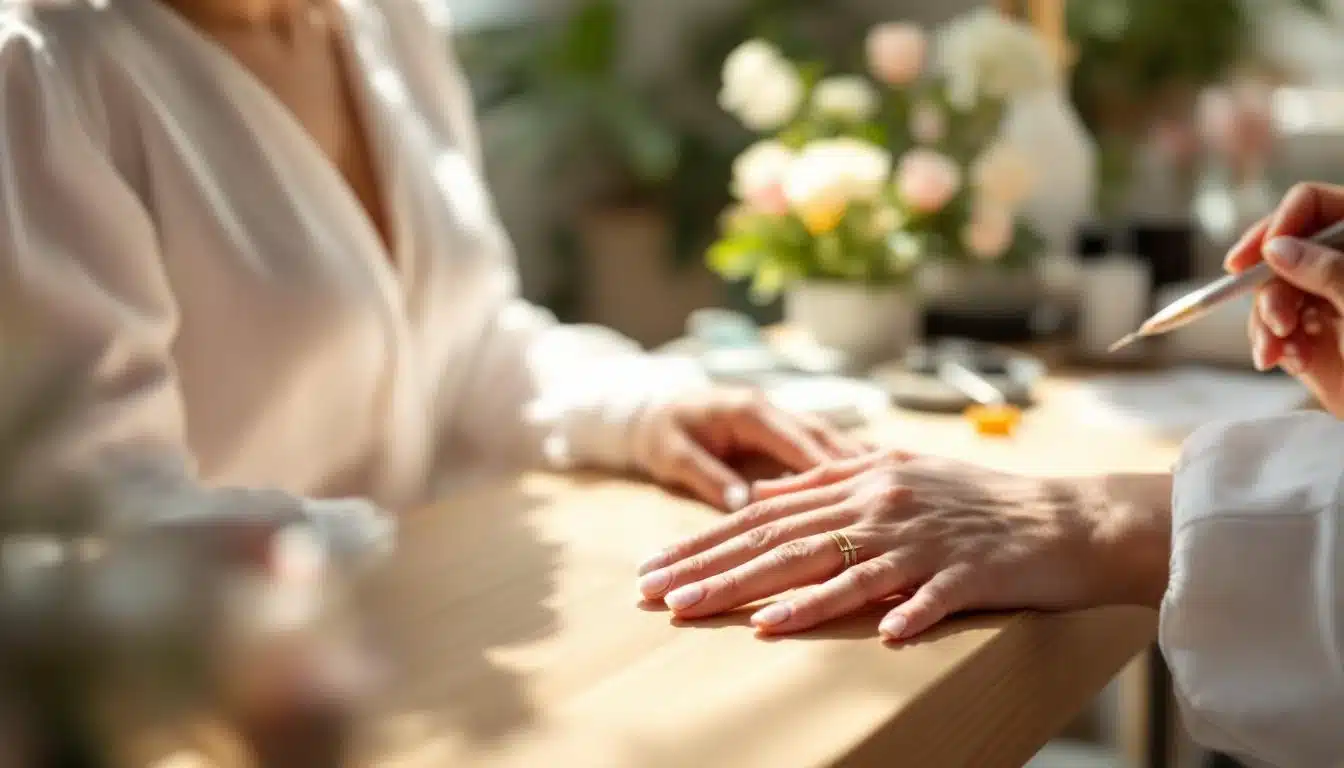 Photo pose-ongle-mariage-manucure