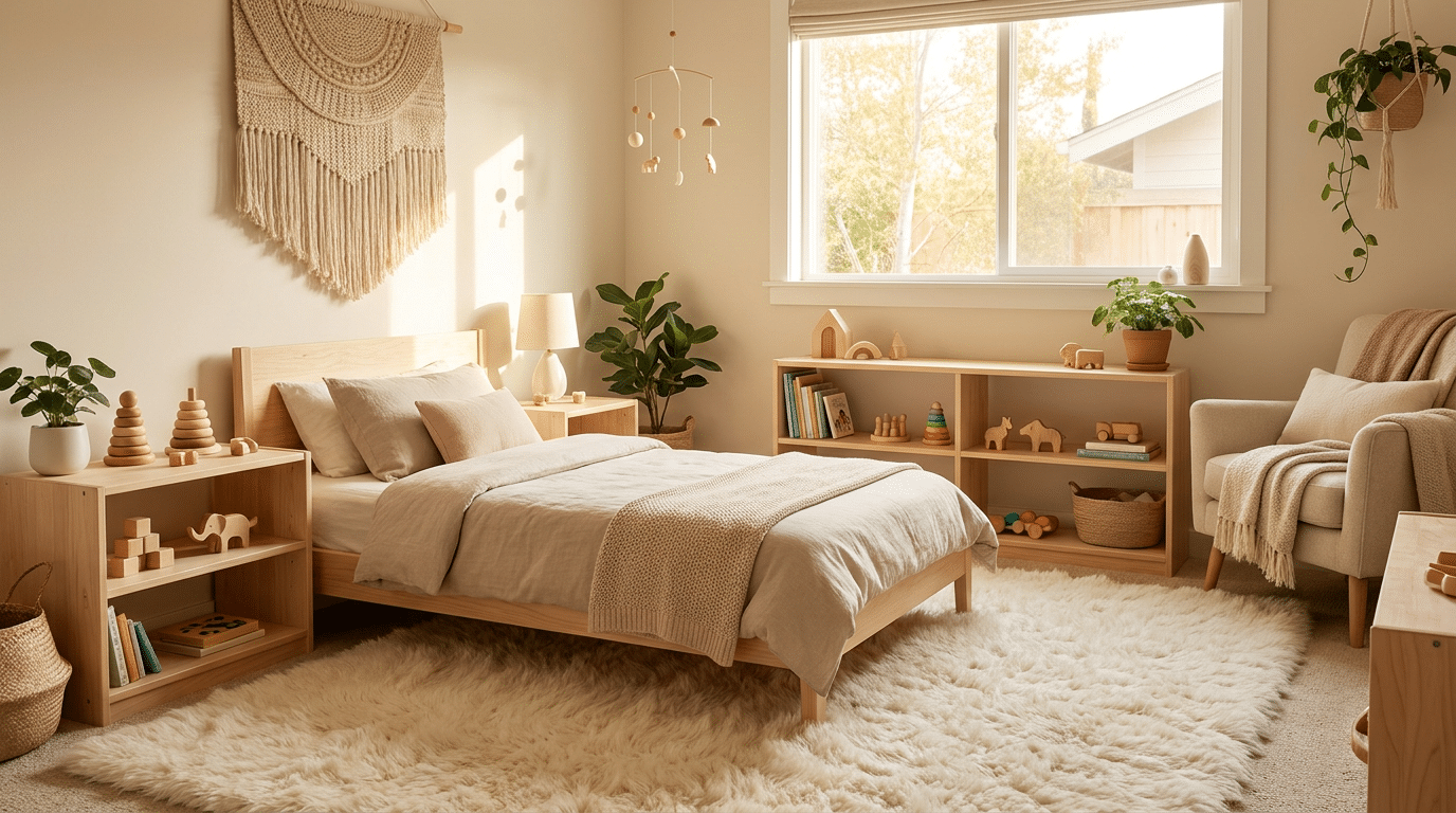 chambre montessori bien etre enfant