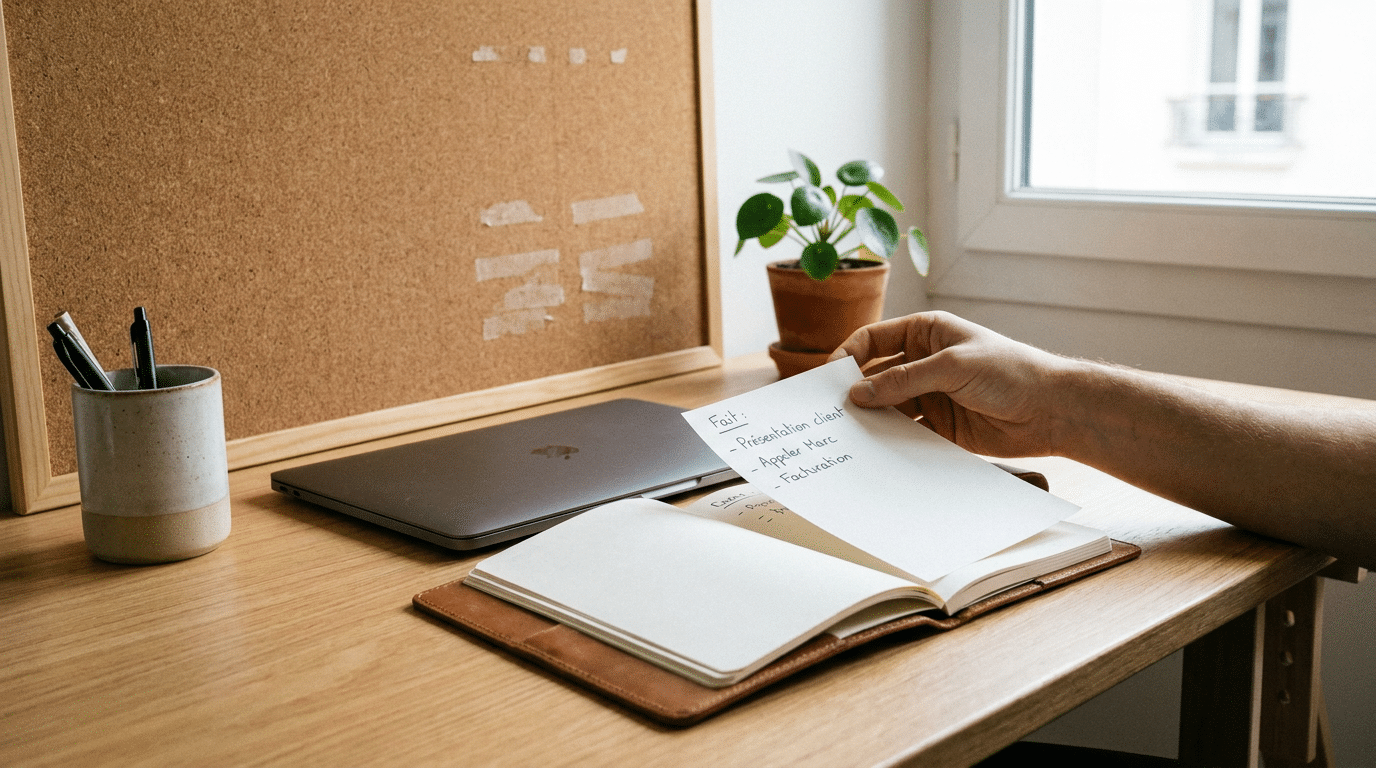 faire moins mieux methode to do list